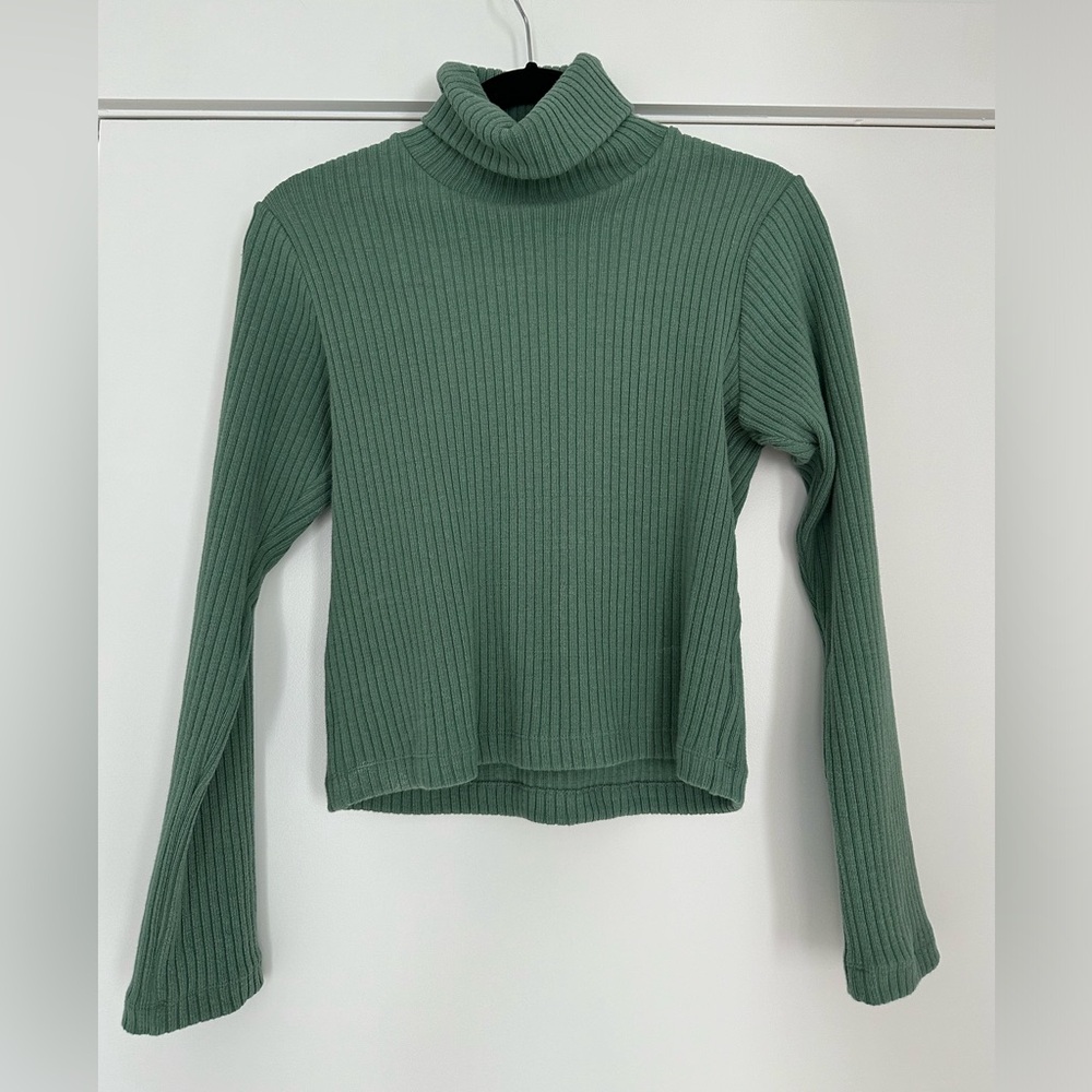Ilana Kohn Gia Turtleneck, Size 2, Seafoam Green